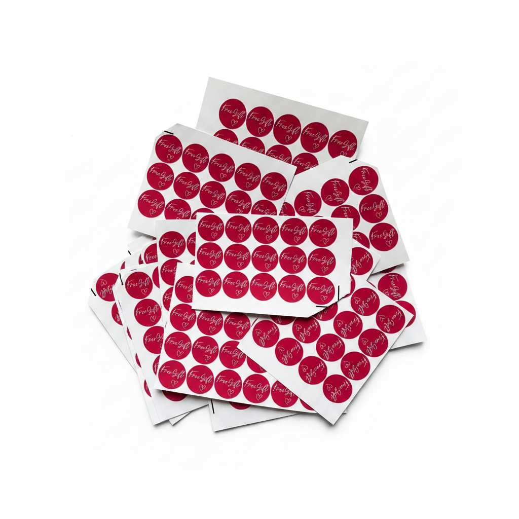 100 Pcs Free Gift 1 Inch Round Stickers Pakistan