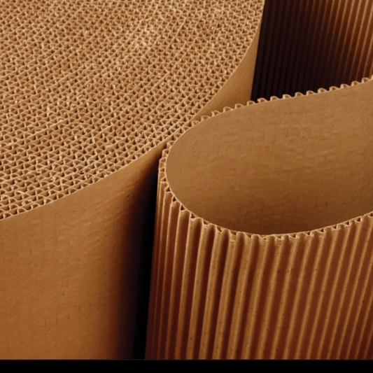 Corrugated Paper Packing Roll – 18 Inch Wide x 20 Meter | Brown Kraft Wrapping Sheet