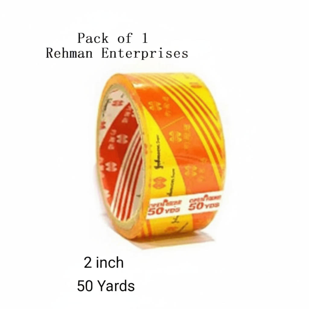 2 Inch 50 Yards Transparent Scotch Tape | Super Adhesive Heavy Duty Packing Tape for Office, School & Packaging