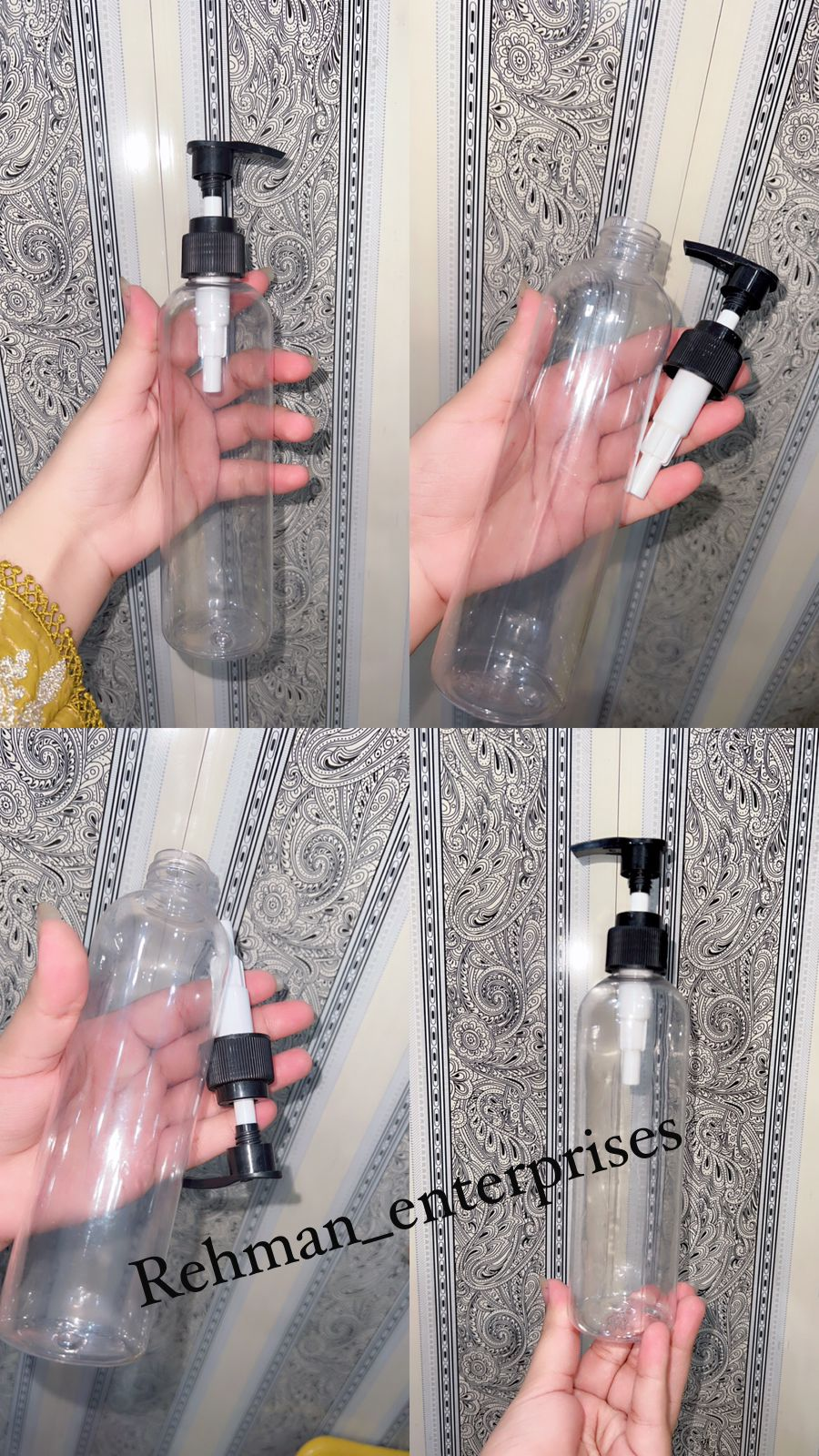 250ml Empty Plastic Pump Bottles – Pack of 24