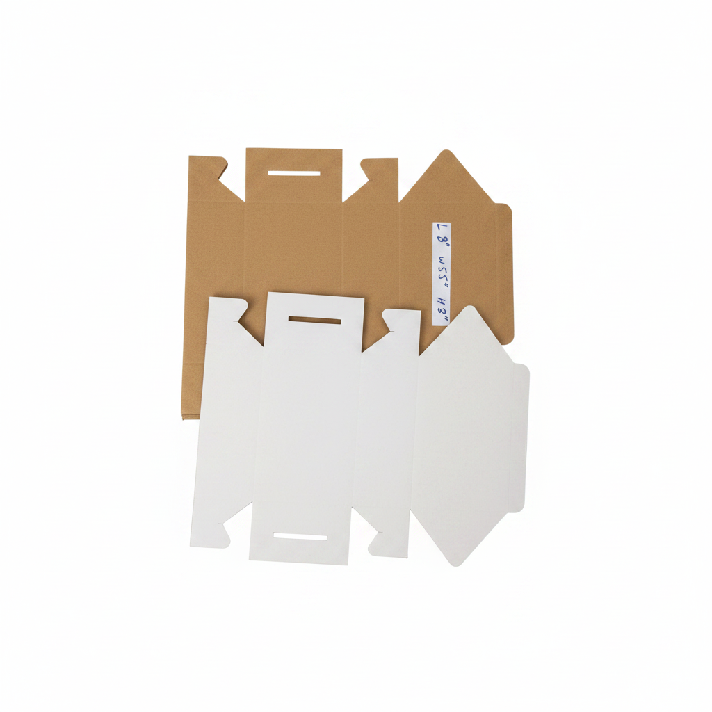 White Hard Packing Box (8 x 5.5 x 3 Inches) – Corrugated Courier & Gift Box