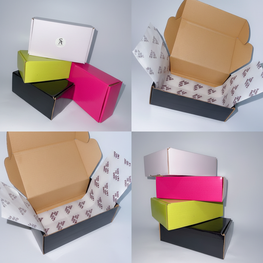 Premium Parrot Green Laminated Corrugated Boxes 6.5x4x2.5 inch – Jewelry & Accessories Packaging