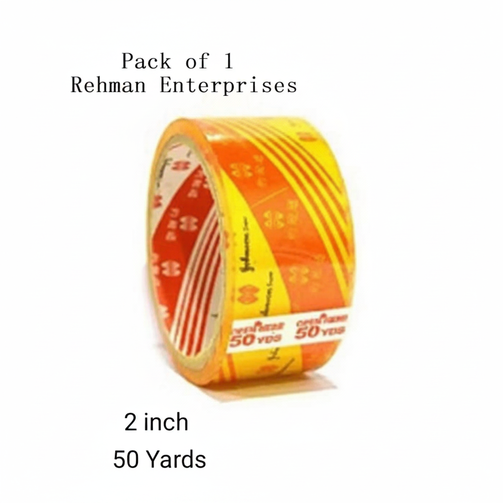 2 Inch 50 Yards Transparent Scotch Tape | Super Adhesive Heavy Duty Packing Tape for Office, School & Packaging