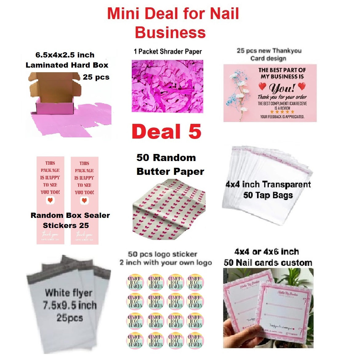Pink Mini Deal for Small Nail Businesses (Deal 5)