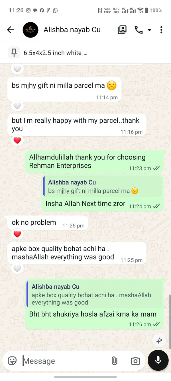 Customer feedback 21