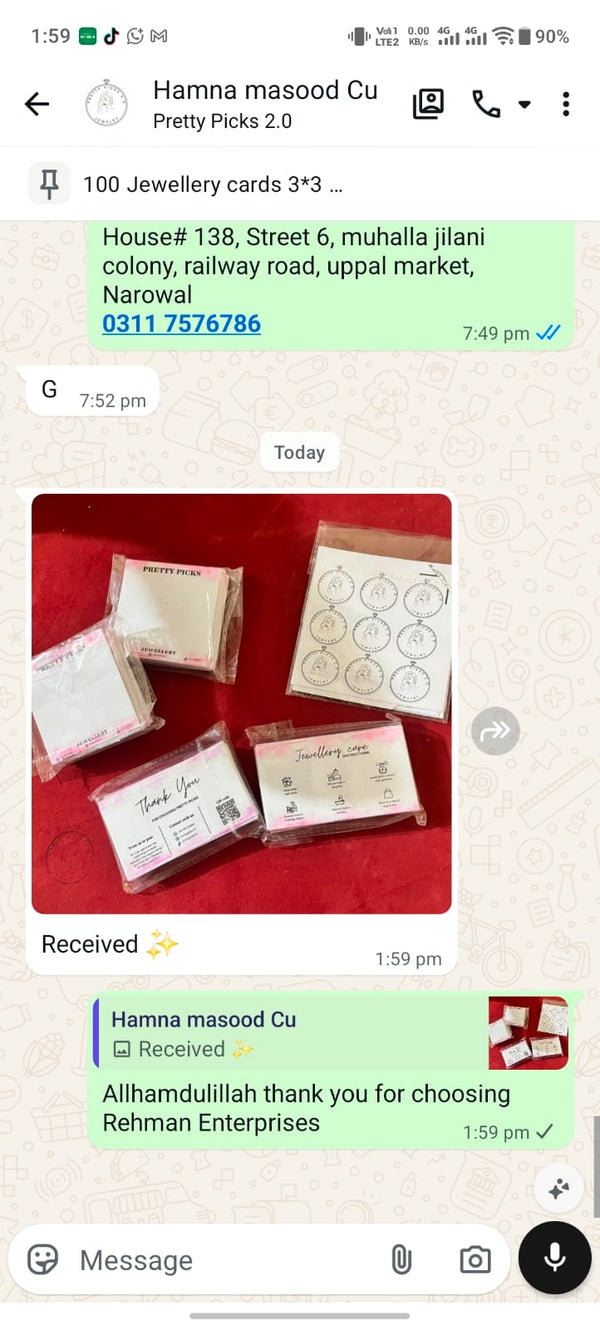 Customer feedback 8