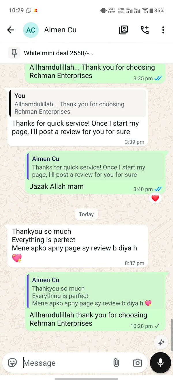 Customer feedback 3