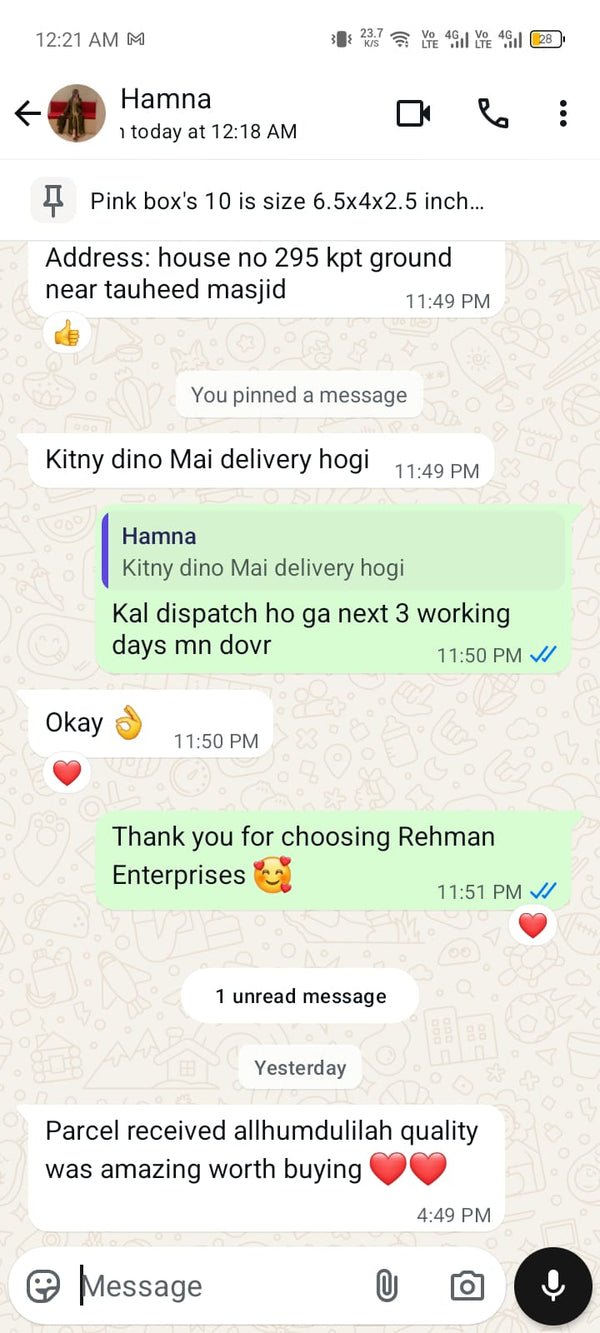 Customer feedback 83
