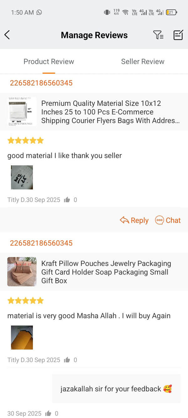 Customer feedback 78
