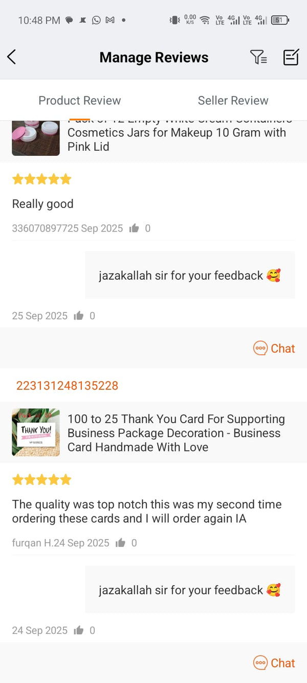 Customer feedback 70