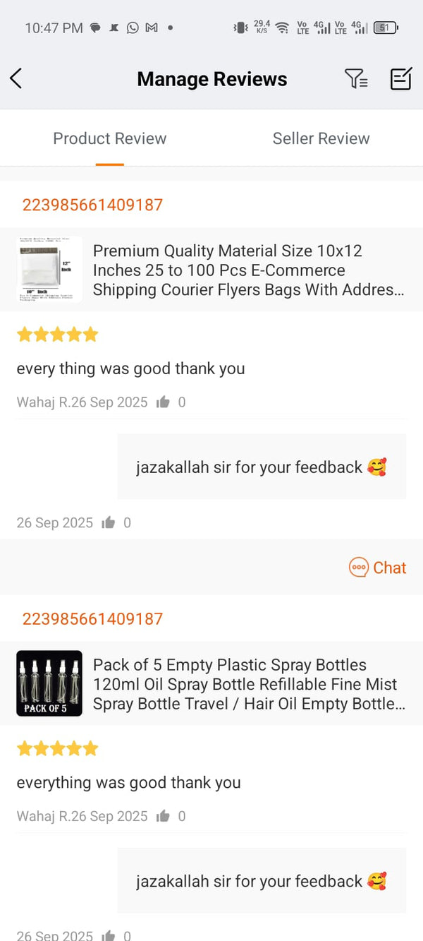Customer feedback 67