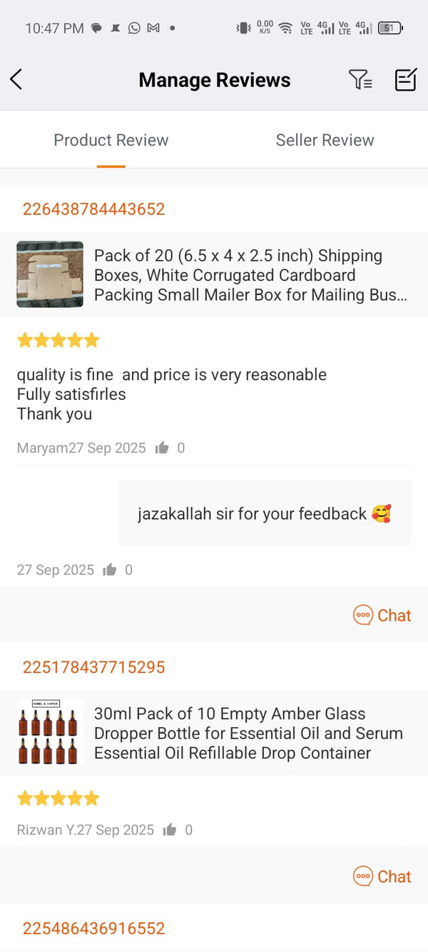 Customer feedback 69