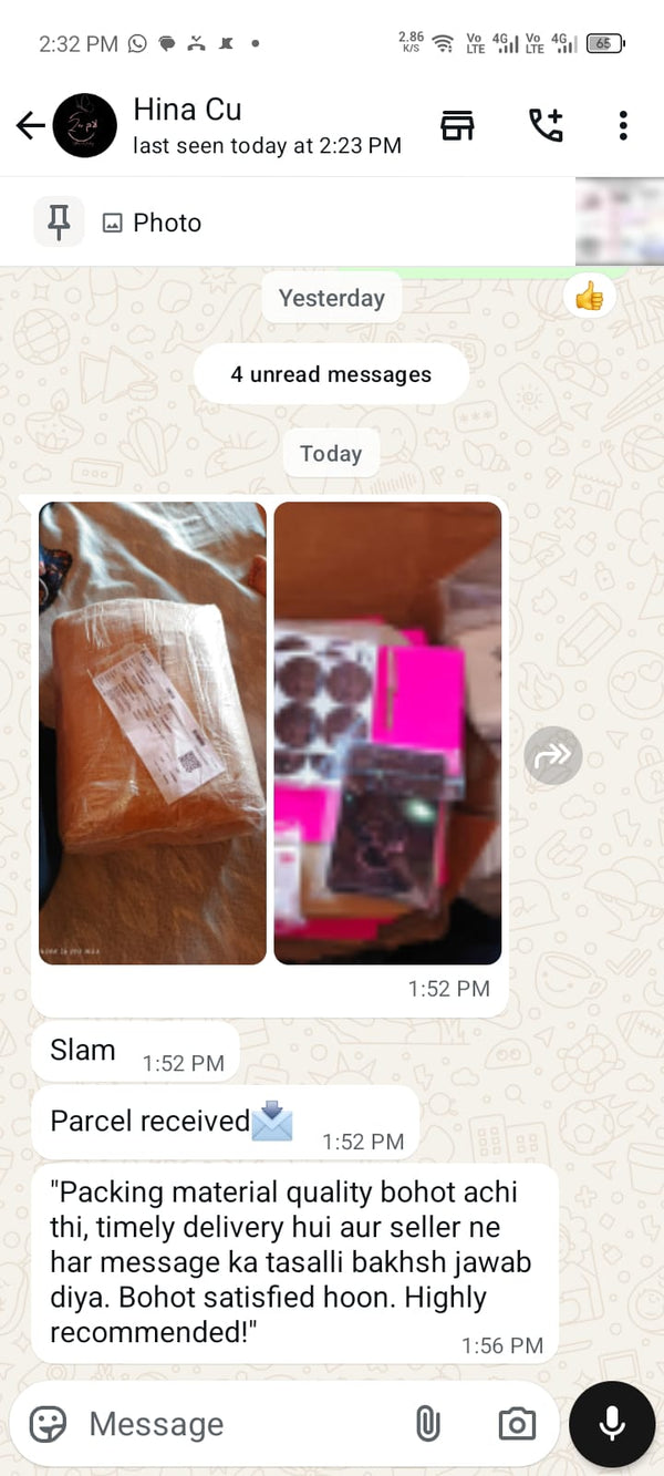 Customer feedback 34