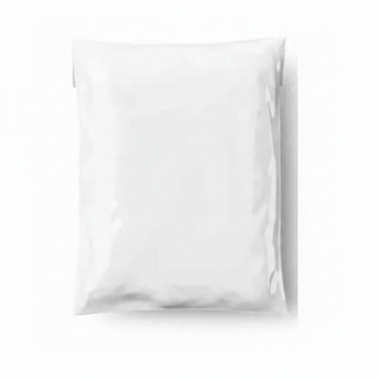 Milky White Courier Flyer Bag (7 x 8 + 2 Inches) – Small E-Commerce Shipping Bag with Address Pocket