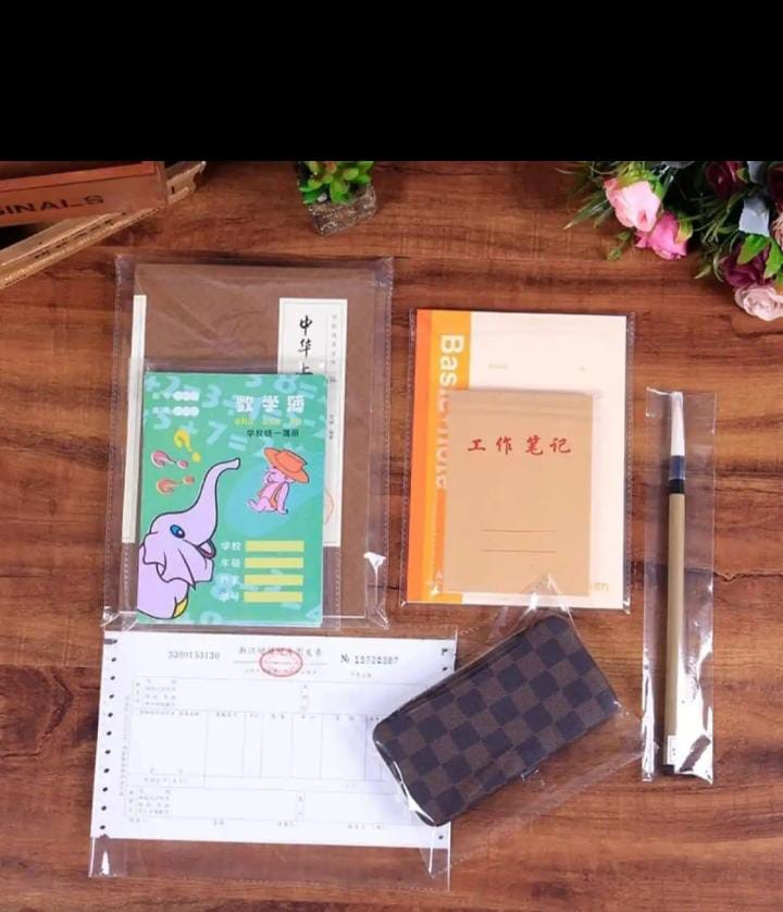 100 Pcs Transparent Self Adhesive BOPP Bags