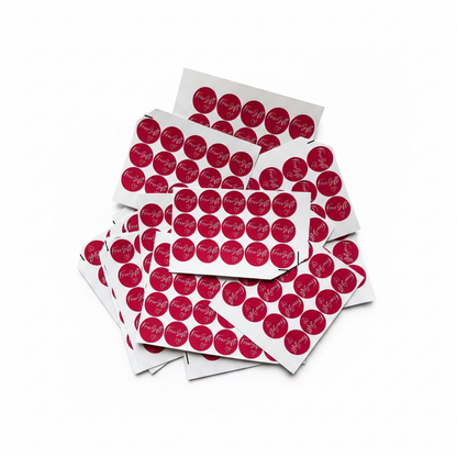 100 Pcs Free Gift 1 Inch Round Stickers Pakistan