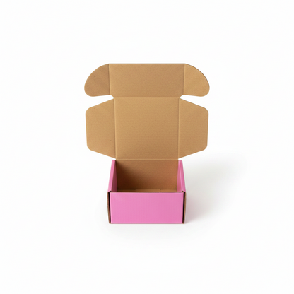 Baby Pink Laminated Corrugated Box (4 x 3.5 x 2.2 Inches) – Premium Mailer Box for Jewelry & Accessories