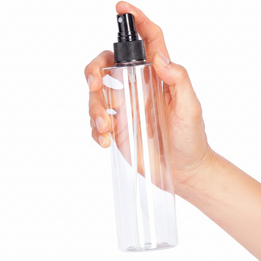 150ml Fine Mist Spray Bottle – Pack of 24 | Empty Refillable Plastic Spray Bottles for Hair, Travel & Cosmetics