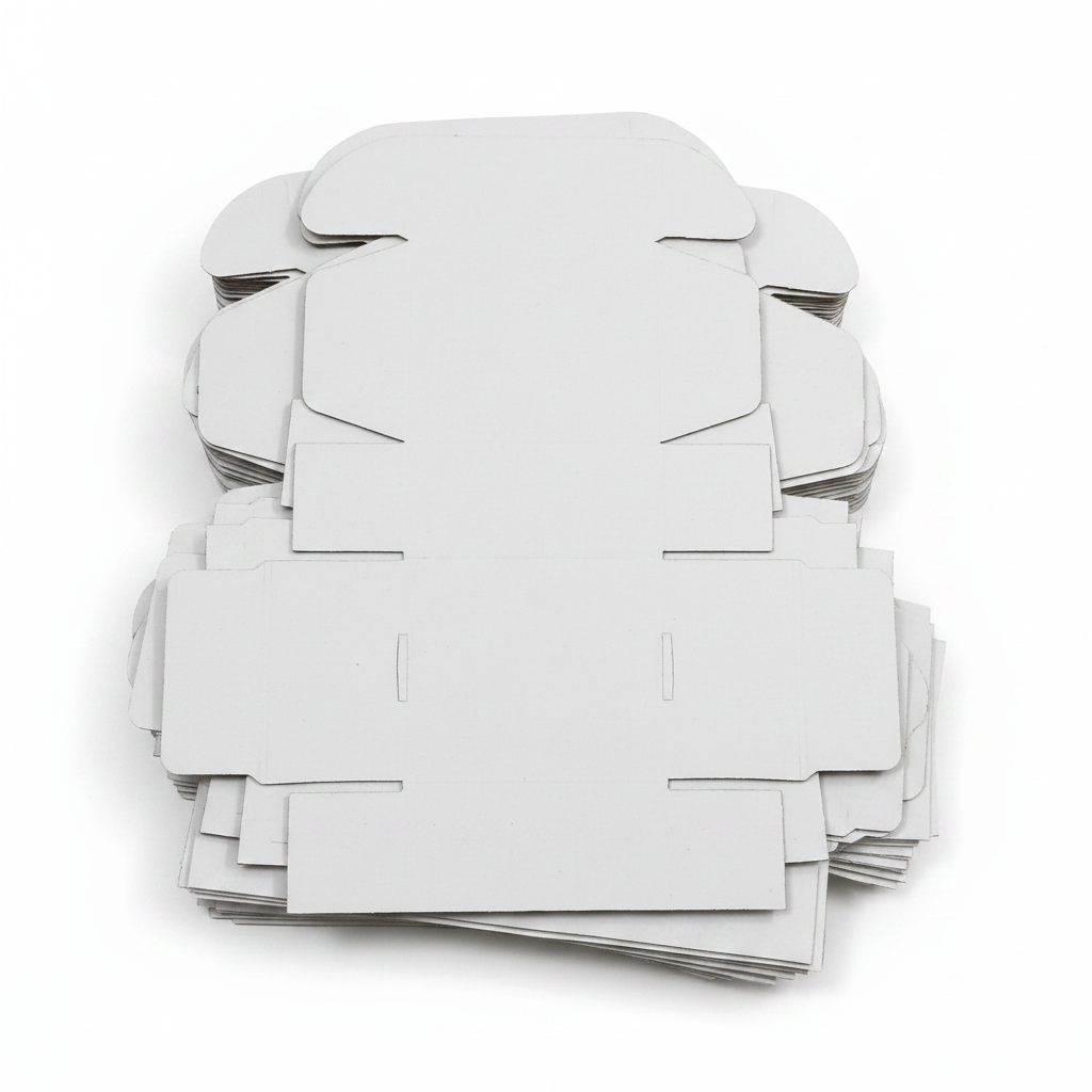 White Courier Mailer Box (5 x 4 x 2.5 Inches) – 3-Ply Corrugated Shipping Box for Cosmetics & Jewelry
