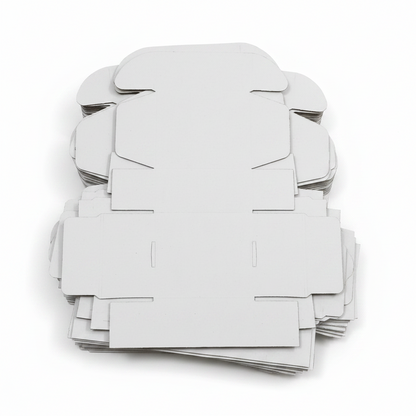 White Courier Mailer Box (5 x 4 x 2.5 Inches) – 3-Ply Corrugated Shipping Box for Cosmetics & Jewelry