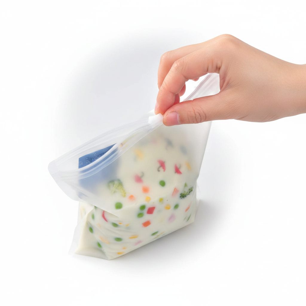 Zipper Slider Suit Packing Bag (12 x 14 Inches) – Frosted Ziplock Plastic Bag for Clothing & Retail Packaging