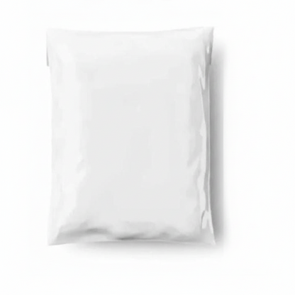 Milky White Courier Flyer Bag (7.5 x 9.5 Inches) – E-Commerce Shipping Bag with Address Pocket