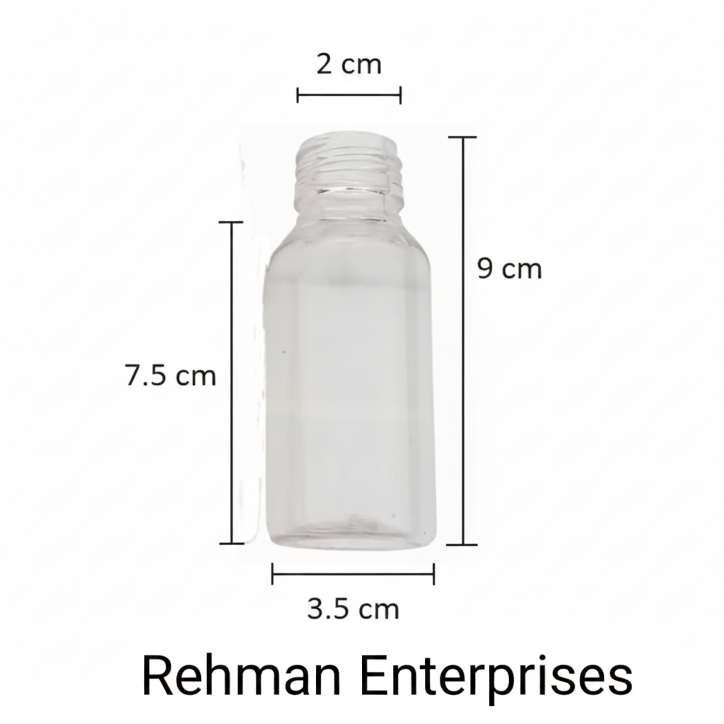 30ml Empty Zam Zam Plastic Bottle – Pack of 24 | Hajj & Umrah Gift Bottles with White Cap