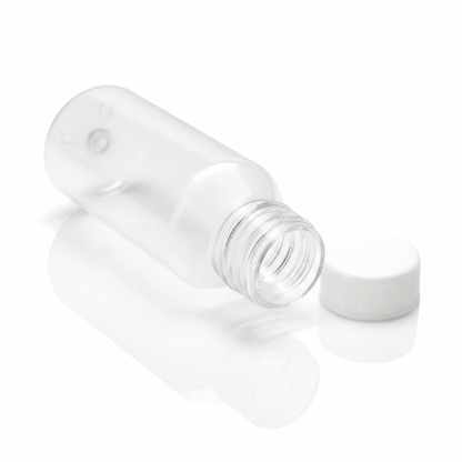 30ml Empty Zam Zam Plastic Bottle – Pack of 24 | Hajj & Umrah Gift Bottles with White Cap