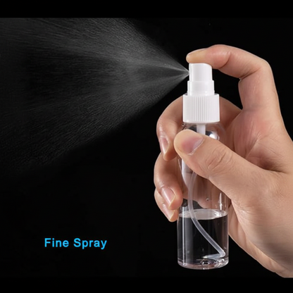 60ml Fine Mist Spray Bottle – Pack of 12 | Empty Refillable Plastic Spray Bottles for Hair, Travel & Cosmetics