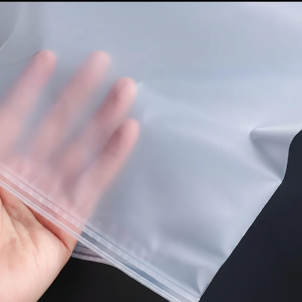 Zipper Slider Suit Packing Bag (8 x 10 Inches) – Frosted Ziplock Plastic Bag for Clothing & Travel Storage