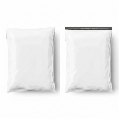 Milky White Courier Flyer Bag (8 x 11 + 2 Inches) – E-Commerce Shipping Bag with Address Pocket