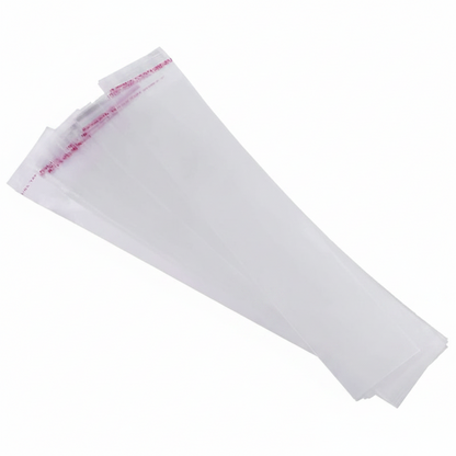 100 Pcs Transparent Self Adhesive BOPP Bags