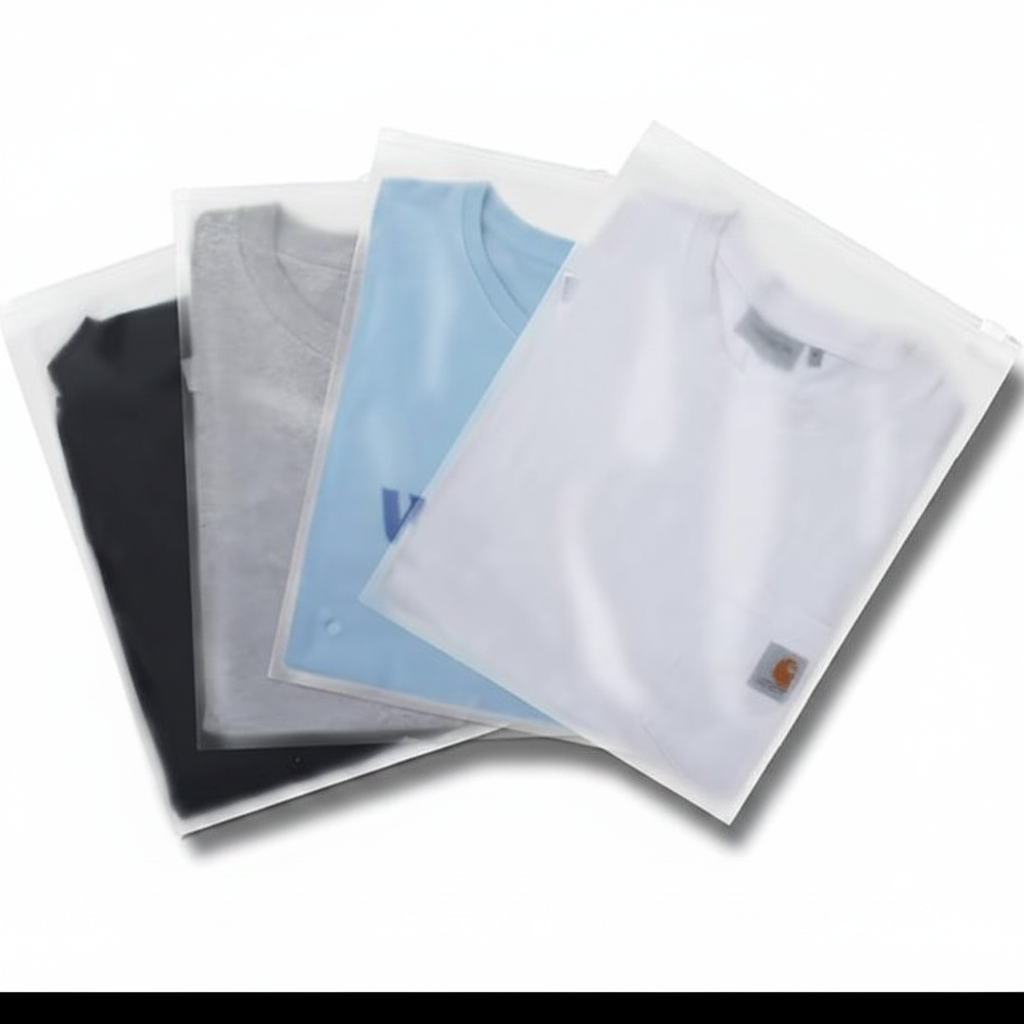 12x14 Inch Zipper Slider Suit Packing Bags – Frosted Ziplock Plastic Bags for Clothing, Cosmetics & Travel | MOQ 100