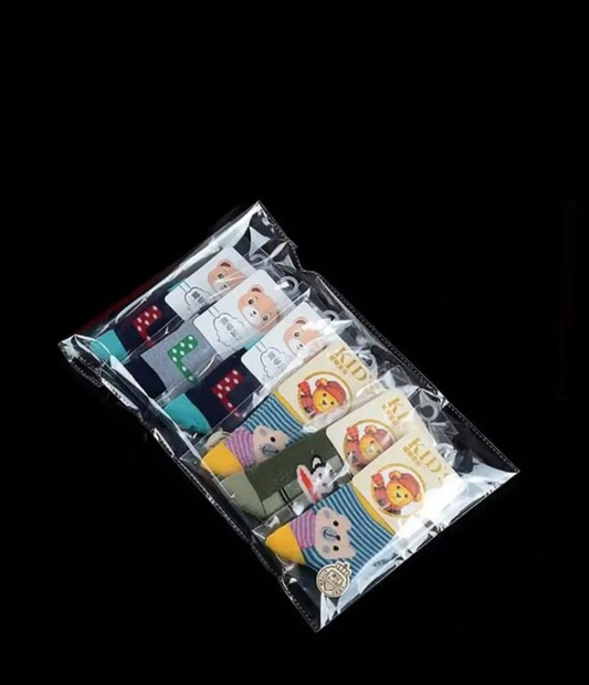 100 Pcs Transparent Self Adhesive BOPP Bags