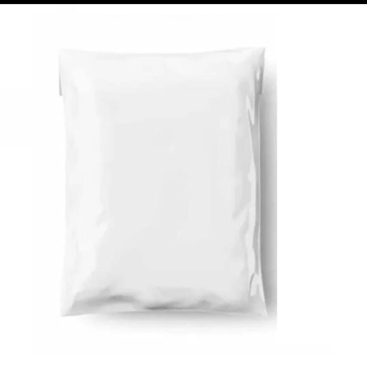 Milky White Courier Flyer Bag (10 x 12 + 2 Inches) – E-Commerce Shipping Bag with Address Pocket