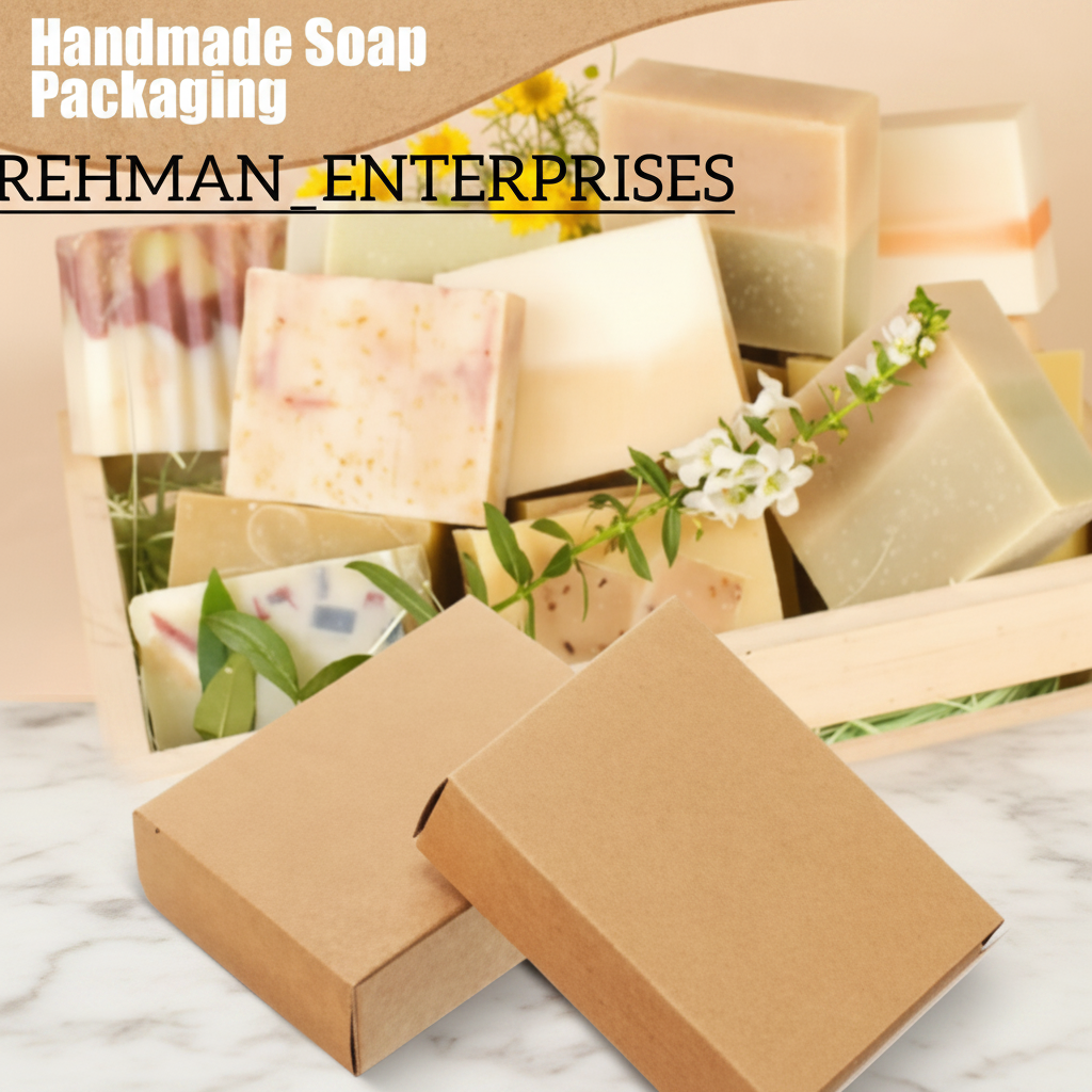 Kraft Card Gift Box (2.3 x 1.1 x 3.5 Inches) – Pack of 50 | Handmade Soap, Jewelry & Wedding Packaging