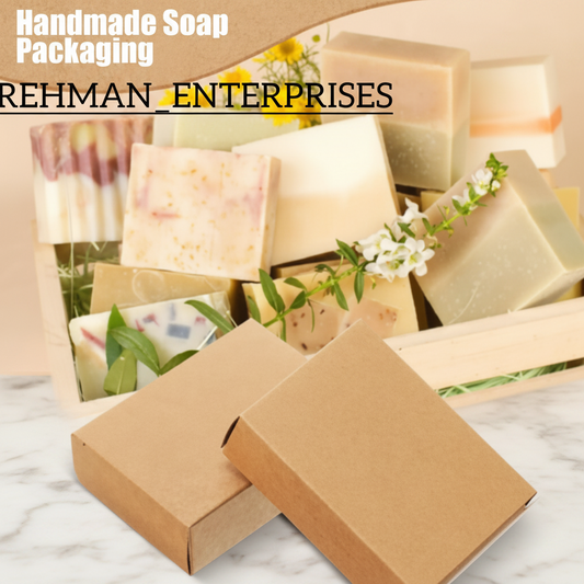 Kraft Card Gift Box (2.3 x 1.1 x 3.5 Inches) – Pack of 50 | Handmade Soap, Jewelry & Wedding Packaging