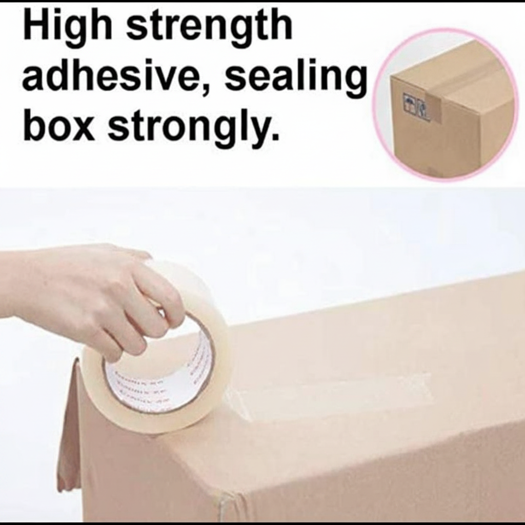 High Strength Adhesive Packing Tape Sealing Cardboard Box