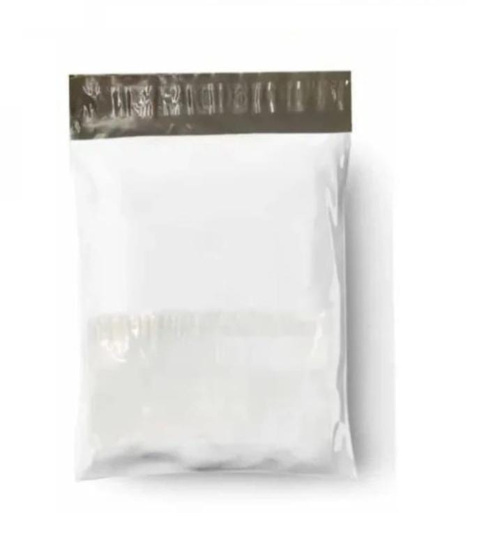 Milky White Courier Flyer Bag (14 x 19 + 2 Inches) – XL E-Commerce Shipping Bag with Address Pocket