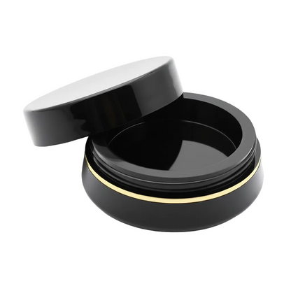 Premium Black Cream Jars for Cosmetics & Skincare – Pack of 12