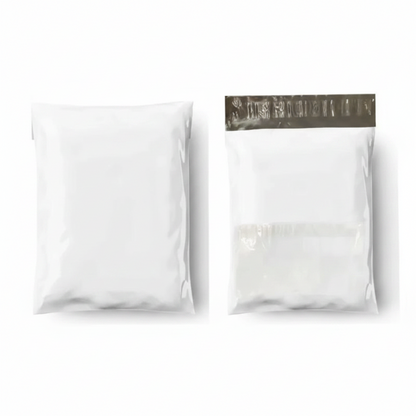 Milky White Courier Flyer Bag (7.5 x 9.5 Inches) – E-Commerce Shipping Bag with Address Pocket